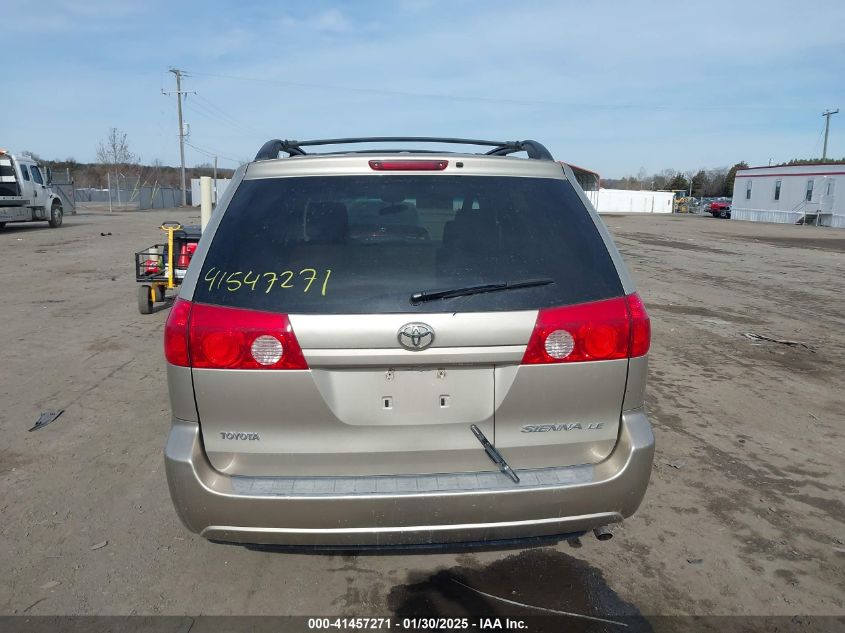 2008 Toyota Sienna Le VIN: 5TDZK23C58S165344 Lot: 41457271
