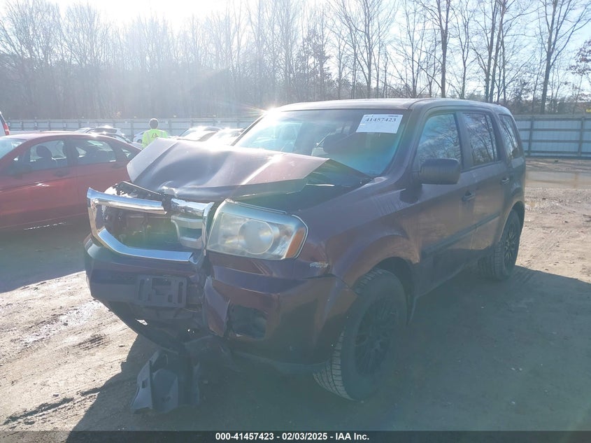 2011 HONDA PILOT VIN: 5FNYF4H22BB059800