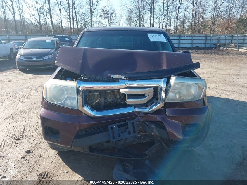 2011 HONDA PILOT VIN: 5FNYF4H22BB059800