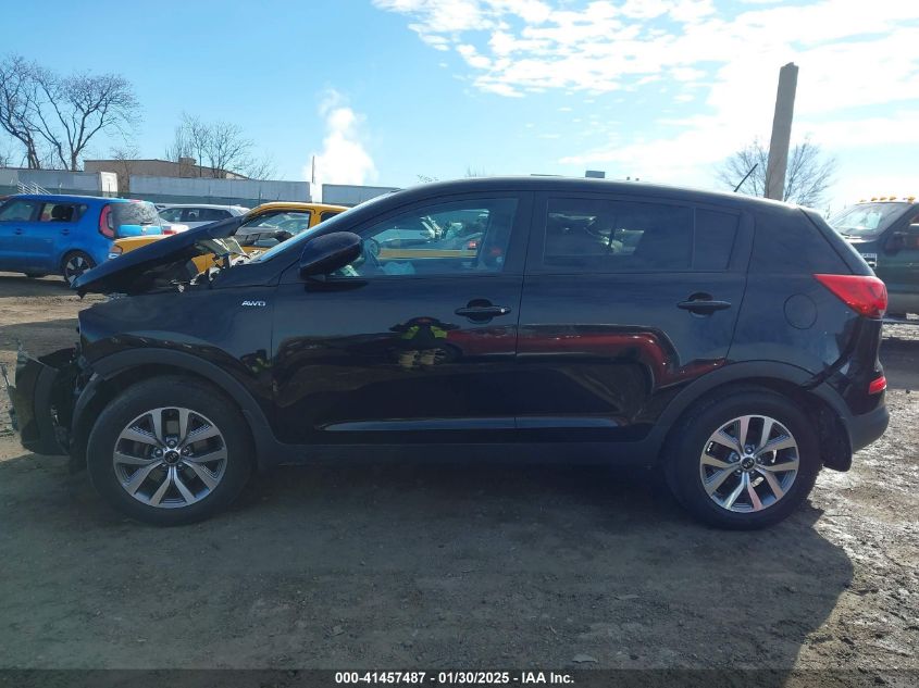 2015 Kia Sportage Lx VIN: KNDPBCAC0F7705559 Lot: 41457487