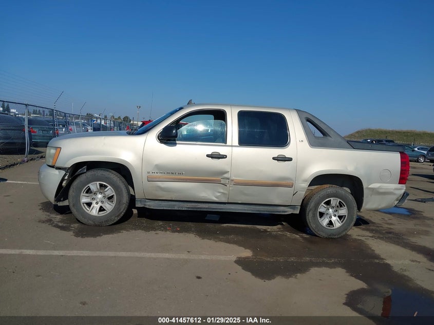 2007 CHEVROLET AVALANCHE 1500 VIN: 3GNEC12J67G138356