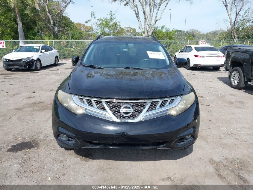 2013 Nissan Murano Sv VIN: JN8AZ1MW8DW316817 Lot: 41457645