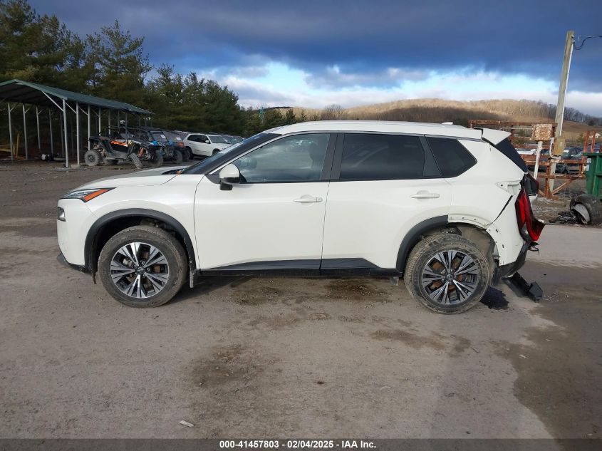 2022 Nissan Rogue Sv Intelligent Awd VIN: JN8BT3BB1NW338239 Lot: 41457803