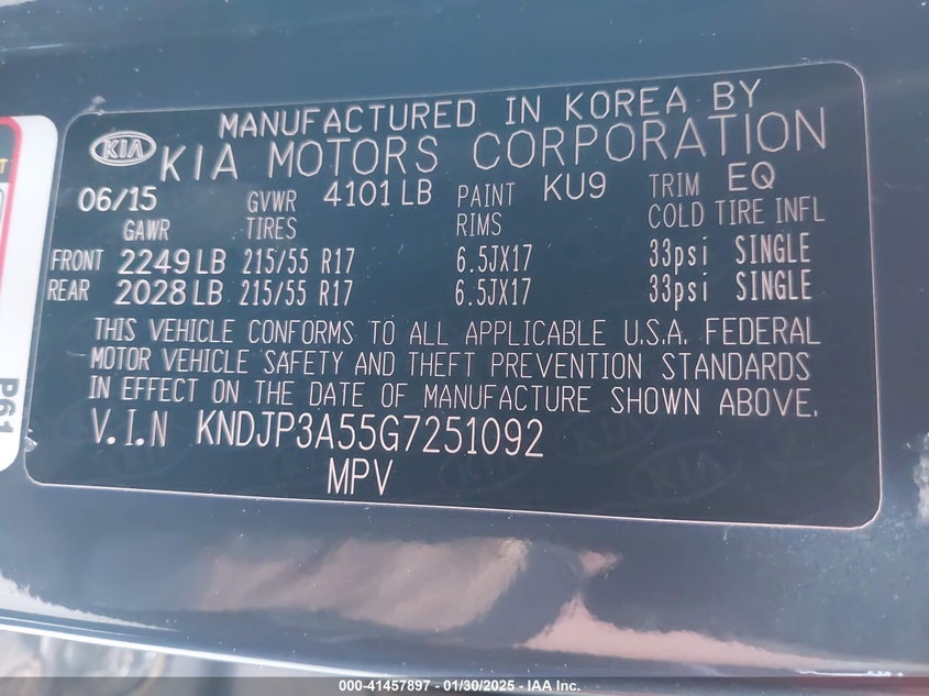 2016 KIA SOUL + - KNDJP3A55G7251092