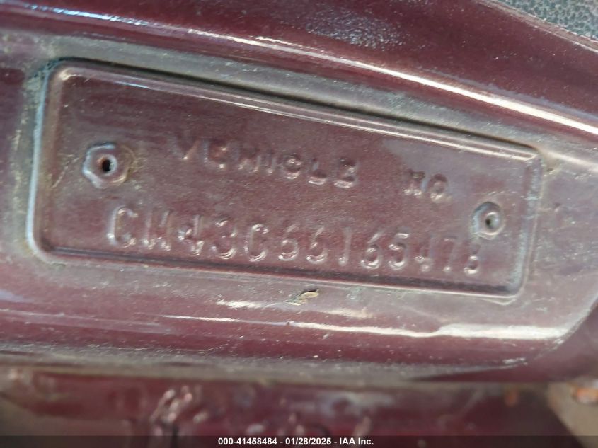 1900 Chrysler 300 VIN: CW43G66165478 Lot: 41458484