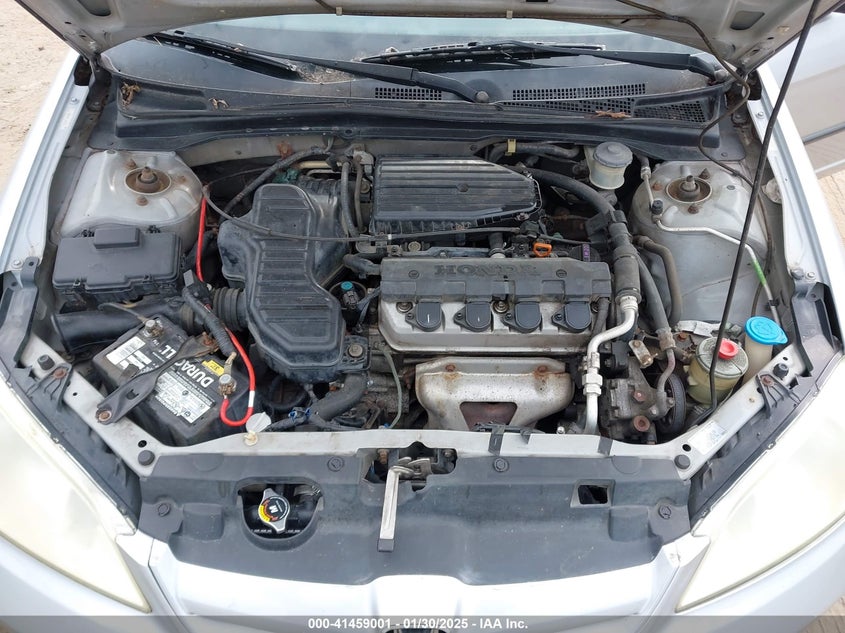 2004 Honda Civic Vp VIN: 2HGES163X4H610207 Lot: 41459001