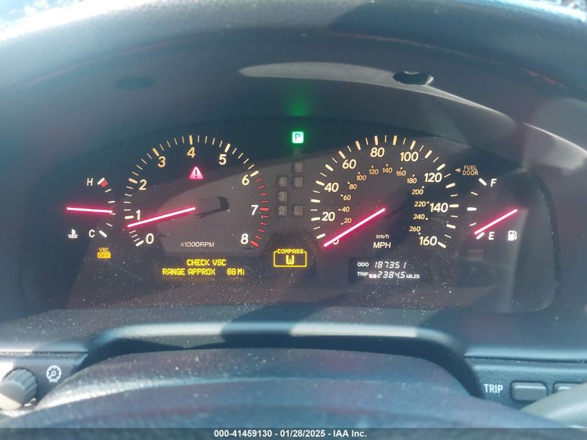 2003 Lexus Ls 430 VIN: JTHBN30F230113791 Lot: 41459130