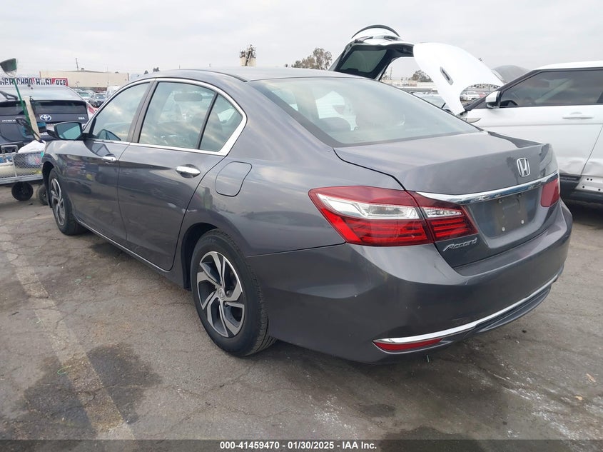 2017 HONDA ACCORD VIN: 1HGCR2F34HA275491