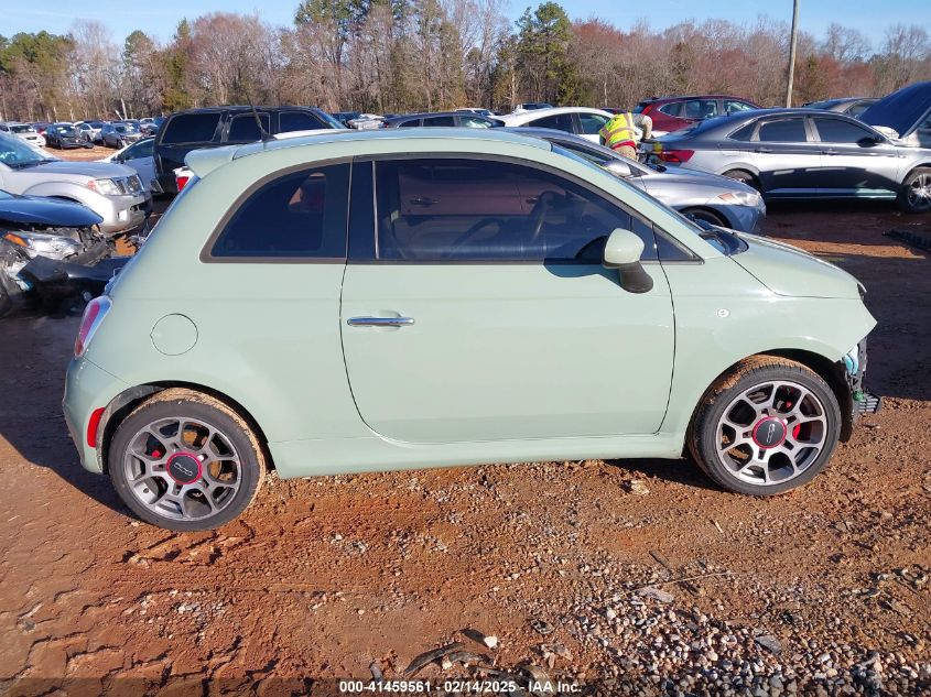 2015 Fiat 500 Sport VIN: 3C3CFFBRXFT50814 Lot: 41459561