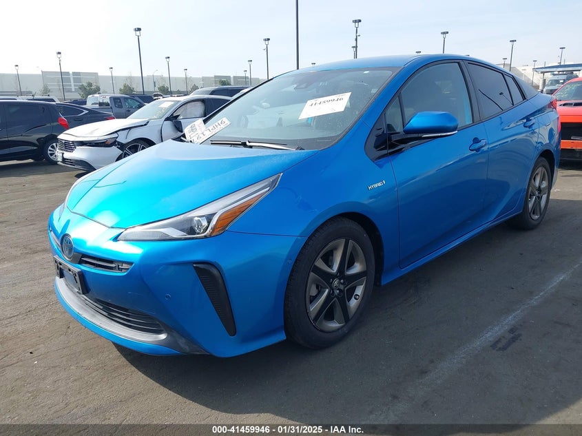 2019 TOYOTA PRIUS VIN: JTDKARFU2K3075756