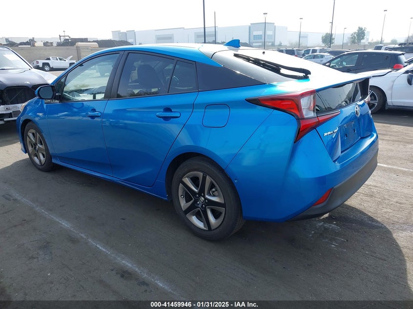 2019 TOYOTA PRIUS VIN: JTDKARFU2K3075756