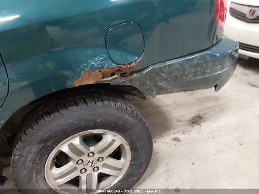 2003 Honda Pilot Ex VIN: 2HKYF18423H576226 Lot: 41460243