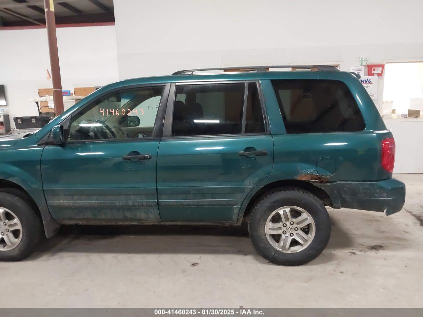 2003 Honda Pilot Ex VIN: 2HKYF18423H576226 Lot: 41460243