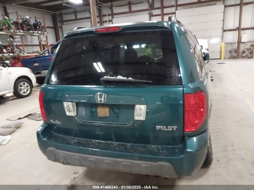 2003 Honda Pilot Ex VIN: 2HKYF18423H576226 Lot: 41460243