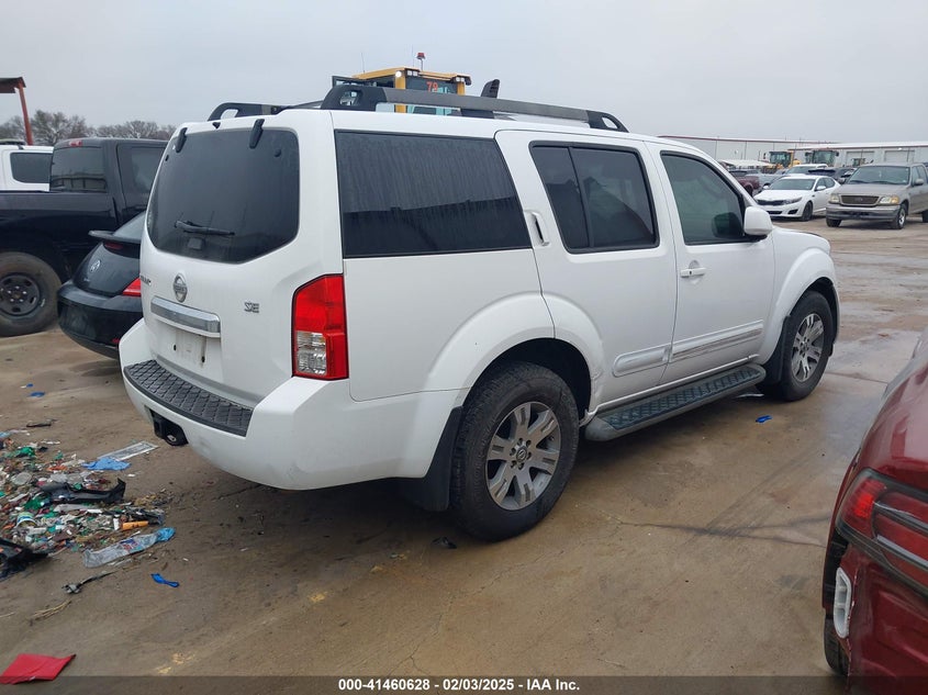 Vin: 5n1ar1nn8ac603987, lot: 41951221, nissan pathfinder se 20104