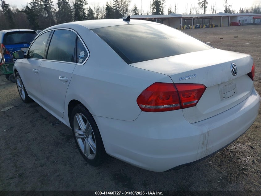 2014 VOLKSWAGEN PASSAT VIN: 1VWBN7A35EC053551
