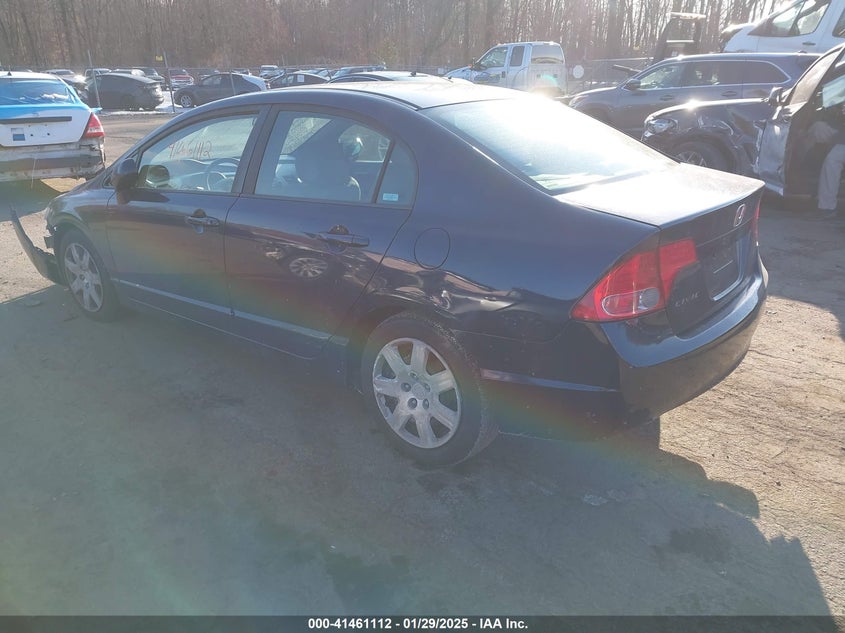 2007 HONDA CIVIC VIN: 1HGFA165X7L051256
