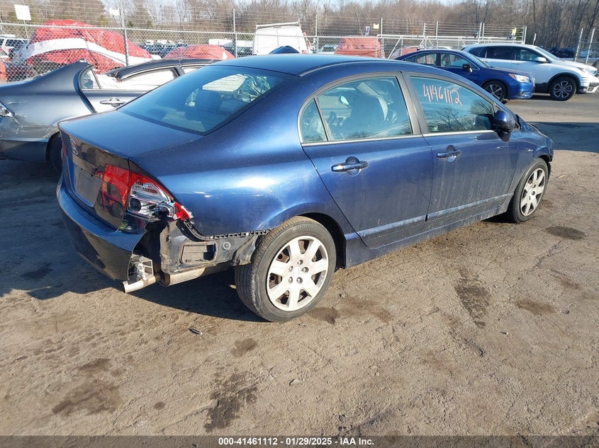 2007 HONDA CIVIC VIN: 1HGFA165X7L051256