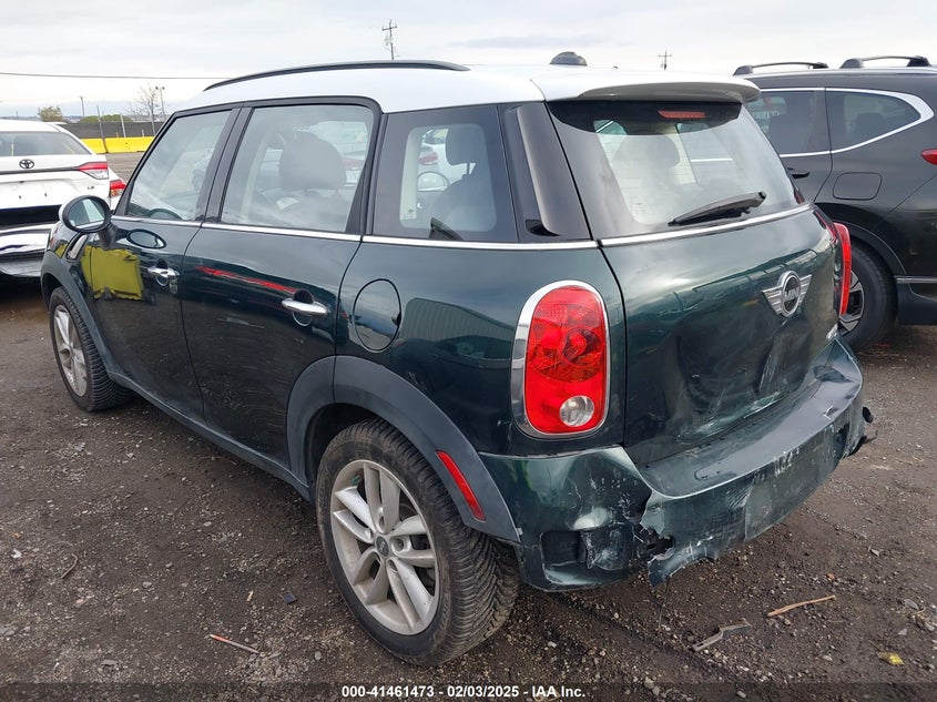 2013 MINI COUNTRYMAN VIN: WMWZC3C5XDWP20820