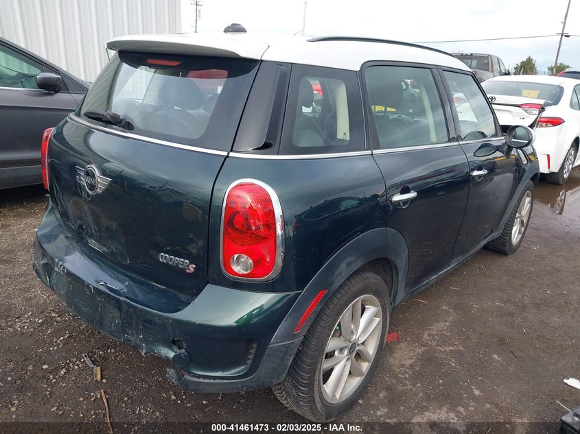 2013 MINI COUNTRYMAN VIN: WMWZC3C5XDWP20820