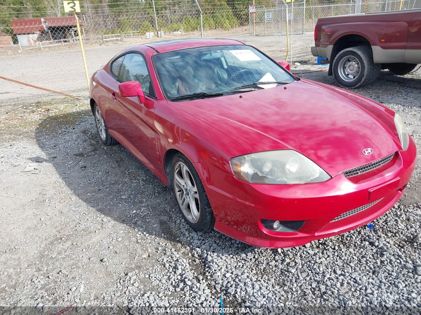 2006 HYUNDAI TIBURON VIN: KMHHN65FX6U205665
