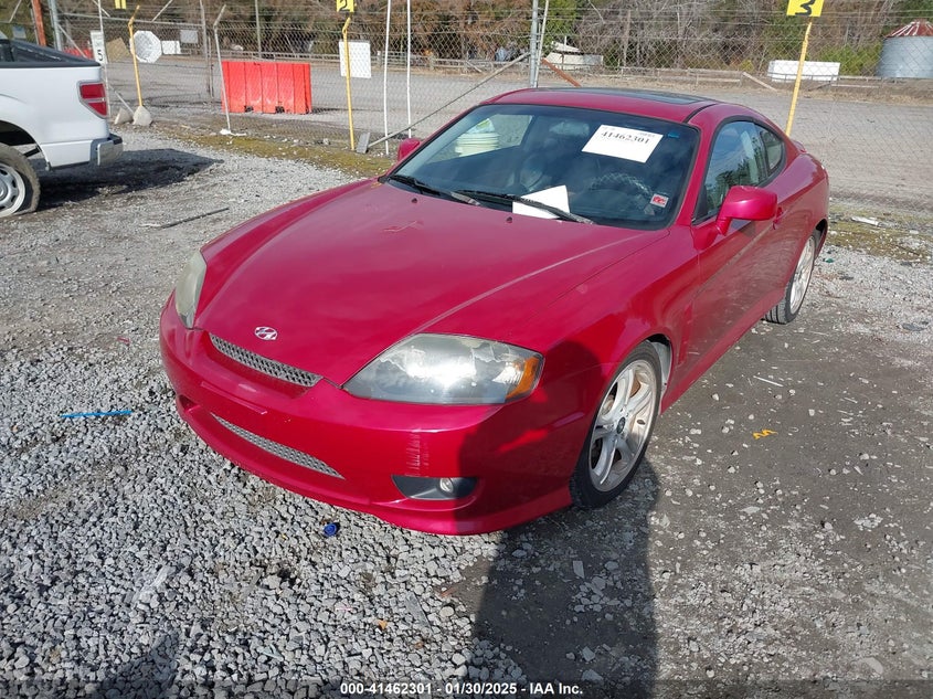 2006 HYUNDAI TIBURON VIN: KMHHN65FX6U205665
