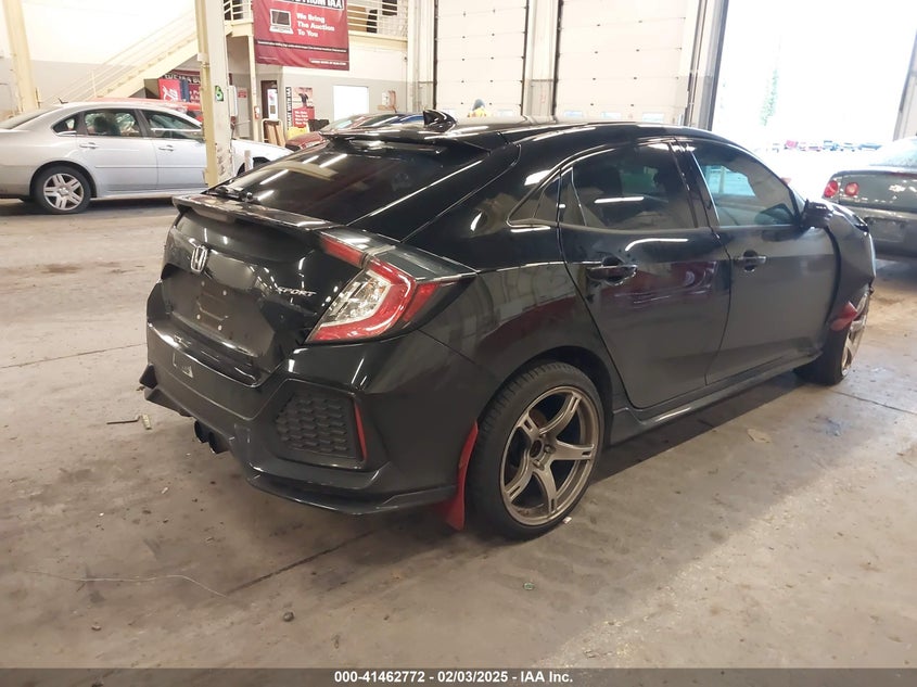 2017 HONDA CIVIC HATCHBACK VIN: SHHFK7H46HU408745