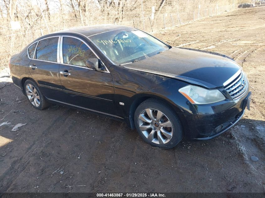 2007 Infiniti M35X black sedan gasoline JNKAY01F37M451506 photo #1
