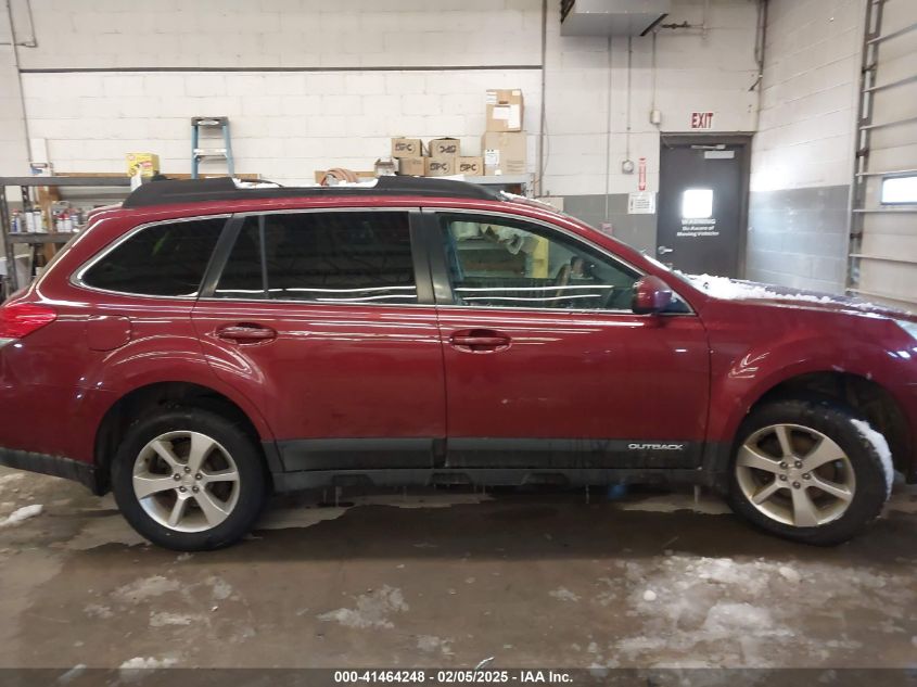 2014 Subaru Outback 2.5I Limited VIN: 4S4BRBMC7E3295484 Lot: 41464248