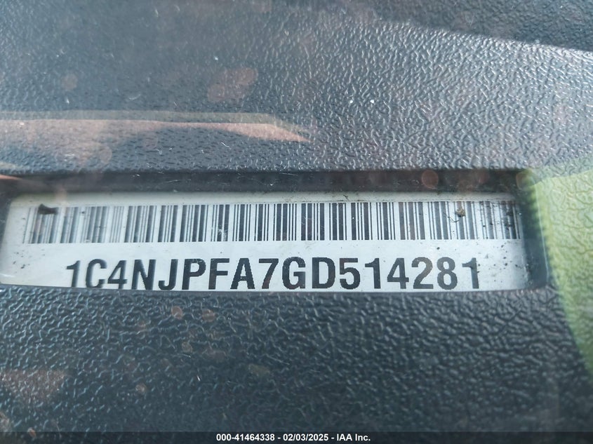 2016 JEEP PATRIOT HIGH ALTITUDE EDITION - 1C4NJPFA7GD514281