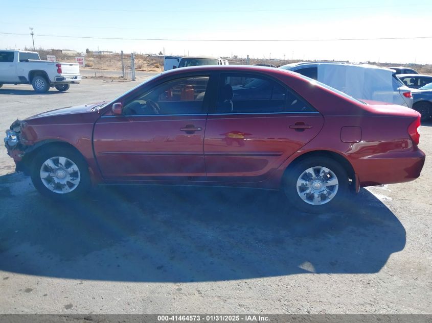 2004 Toyota Camry Le VIN: JTDBE32K740258788 Lot: 41464573