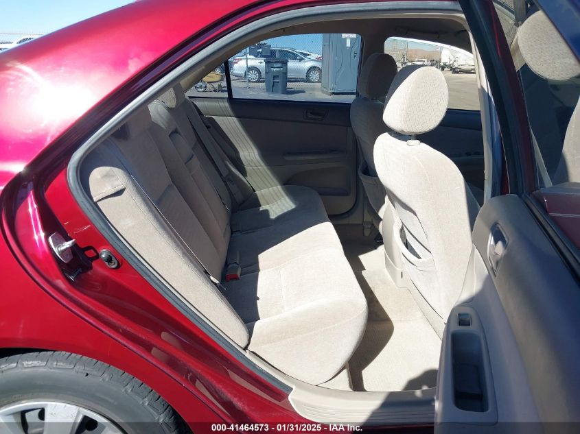 2004 Toyota Camry Le VIN: JTDBE32K740258788 Lot: 41464573