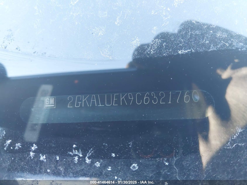 2012 GMC Terrain Slt-1 VIN: 2GKALUEK9C6321760 Lot: 41464614