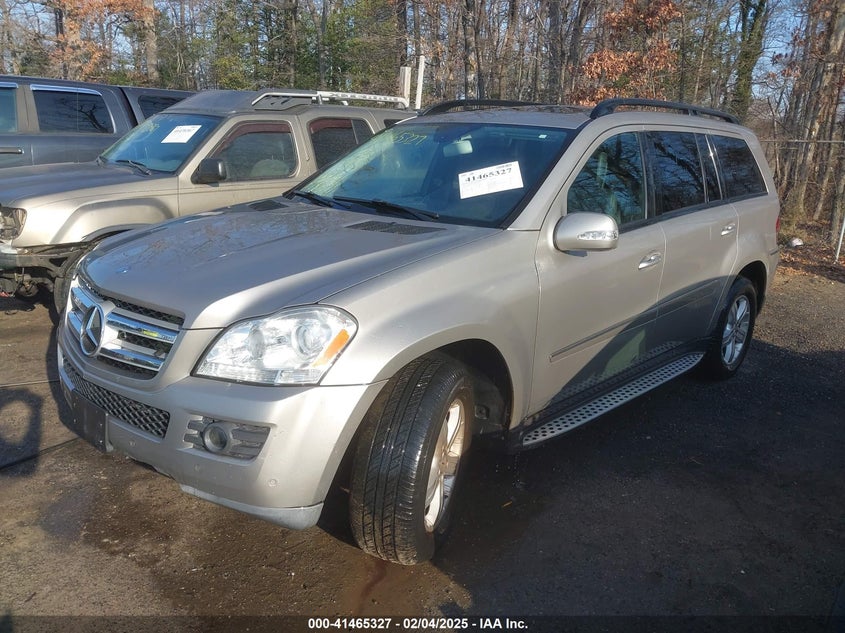 2007 MERCEDES-BENZ GL 450 VIN: 4JGBF71E27A225675
