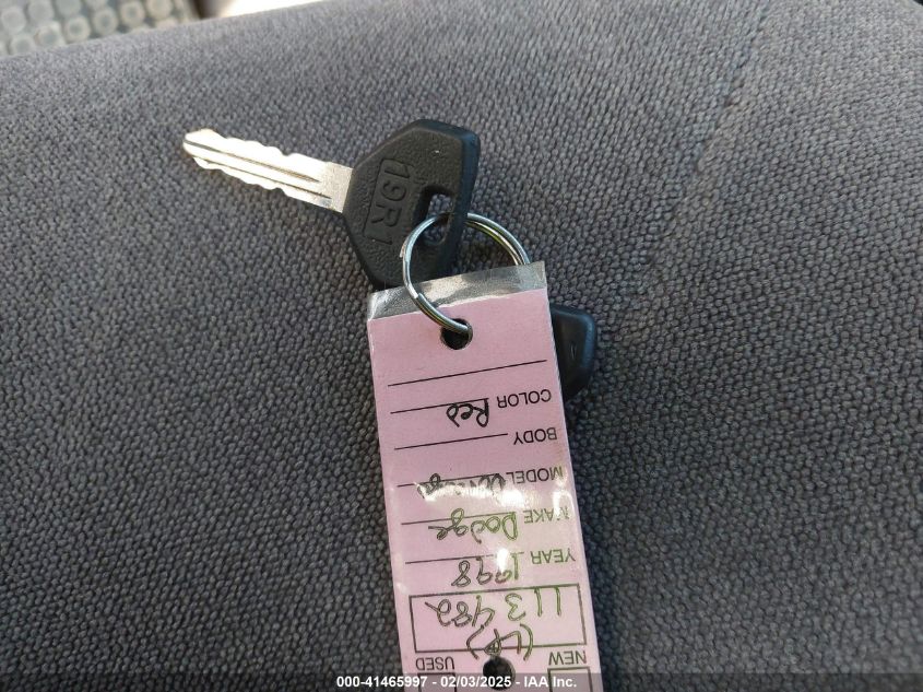 1998 Dodge Durango Slt VIN: 1B4HS28Y7WF113482 Lot: 41465997