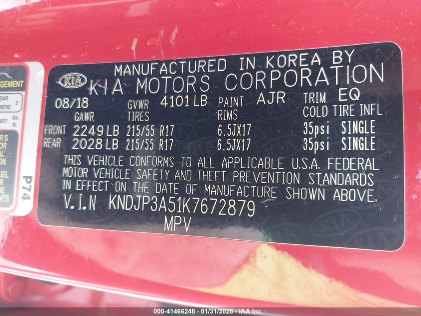 2019 KIA SOUL + - KNDJP3A51K7672879