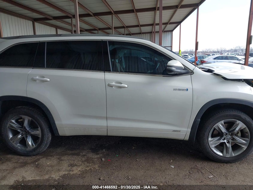 2019 TOYOTA HIGHLANDER HYBRID LIMITED PLATINUM - 5TDDGRFH1KS055569