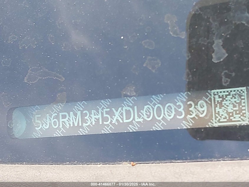 2013 HONDA CR-V EX - 5J6RM3H5XDL000339