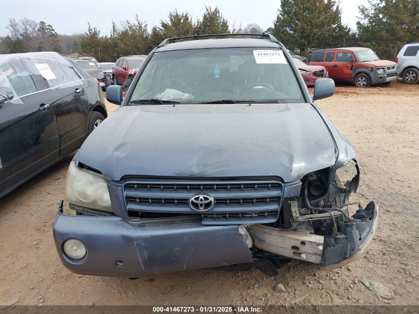 2002 Toyota Highlander Limited V6 VIN: JTEGF21A520046602 Lot: 41467273