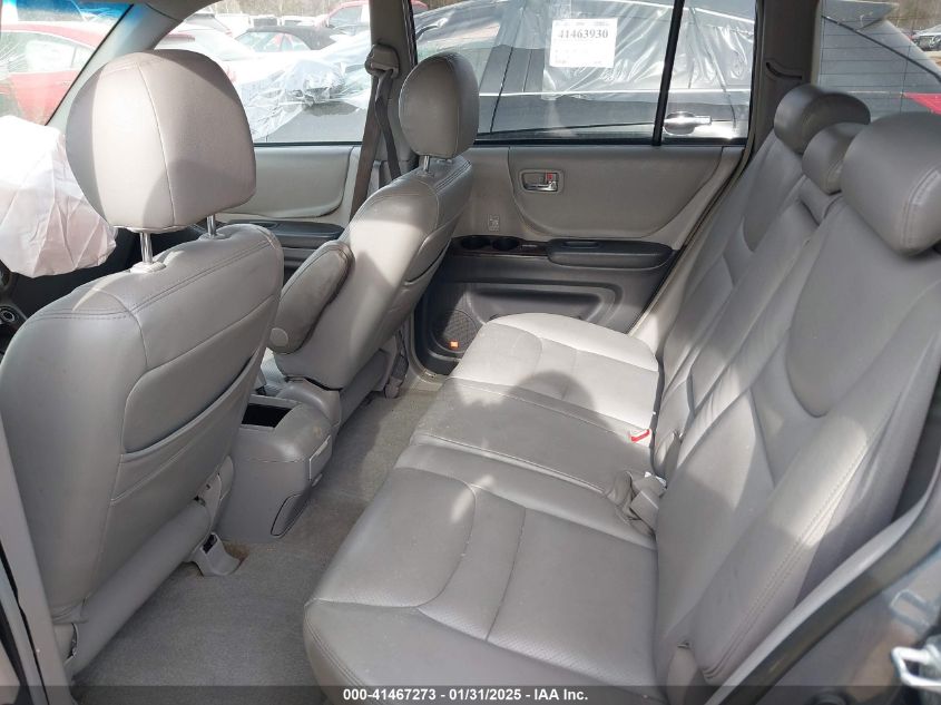 2002 Toyota Highlander Limited V6 VIN: JTEGF21A520046602 Lot: 41467273