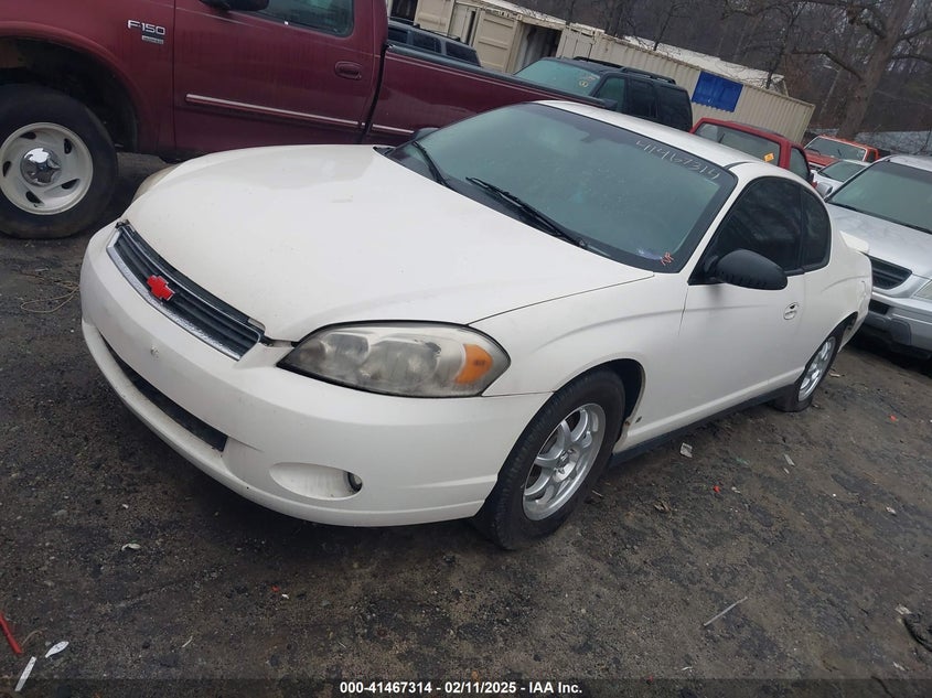 2007 CHEVROLET MONTE CARLO VIN: 2G1WJ15K579207046