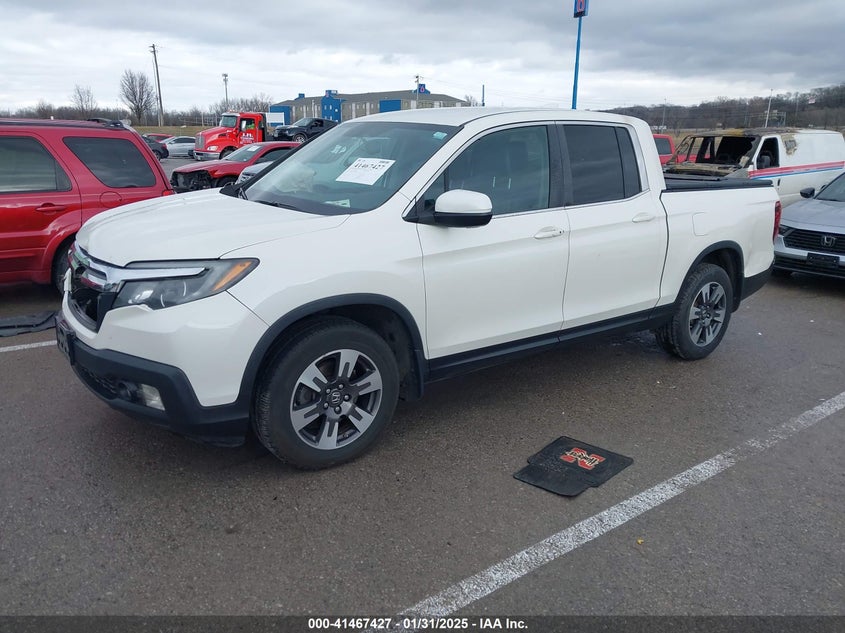 2017 HONDA RIDGELINE RTL-T - 5FPYK3F64HB018970