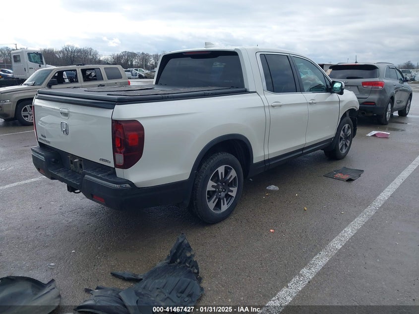 2017 HONDA RIDGELINE RTL-T - 5FPYK3F64HB018970