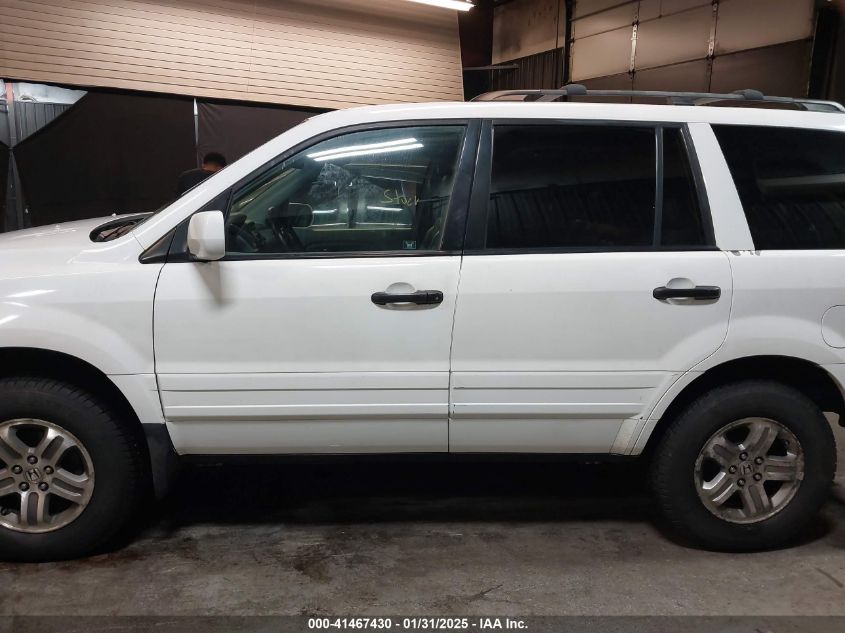 2005 Honda Pilot Ex-L VIN: 5FNYF18675B057899 Lot: 41467430