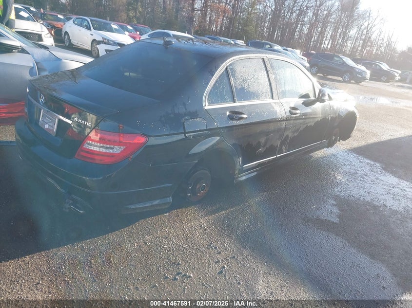 2012 MERCEDES-BENZ C 300 VIN: WDDGF8BB7CA701939