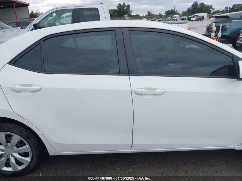 2016 TOYOTA COROLLA VIN: 5YFBURHE0GP514321