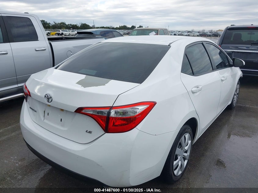 2016 TOYOTA COROLLA VIN: 5YFBURHE0GP514321