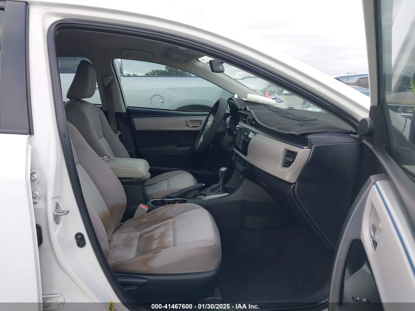 2016 TOYOTA COROLLA VIN: 5YFBURHE0GP514321