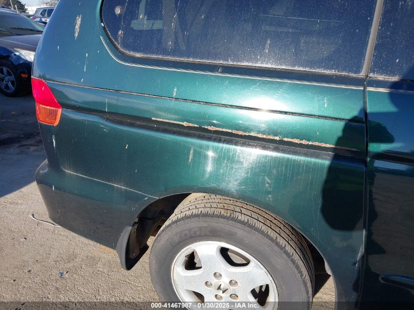 2001 Honda Odyssey Ex VIN: 2HKRL18681H595603 Lot: 41467987