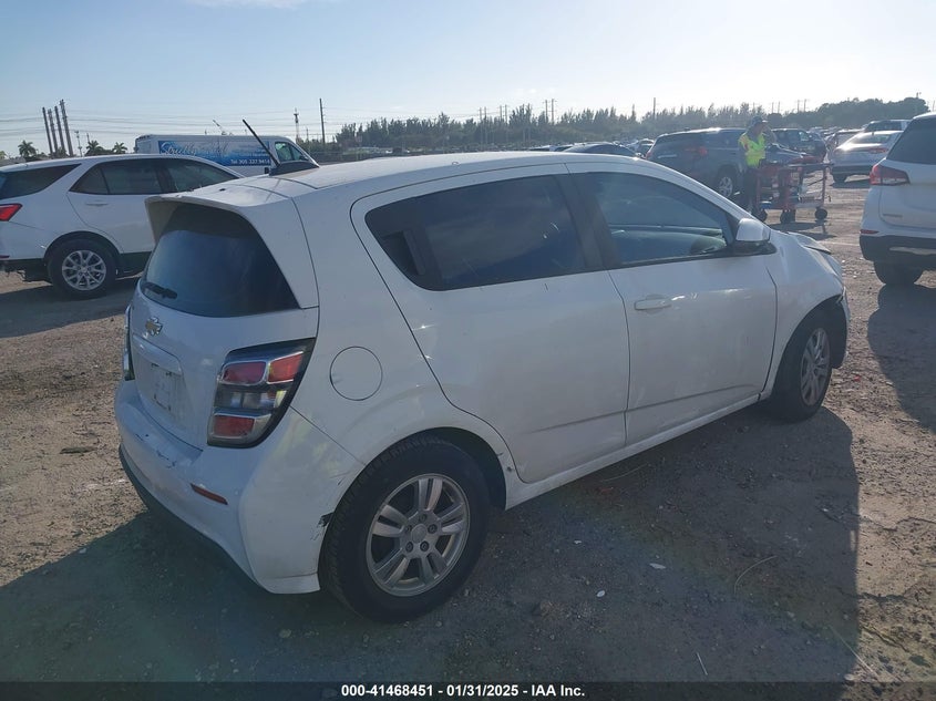 2017 CHEVROLET SONIC VIN: 1G1JG6SH2H4166023